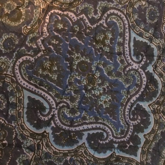 Vintage 50's Purple Quilted Full Circle Skirt, Rockabilly Swing Pin Up Sock Hop - Picture 15 of 16